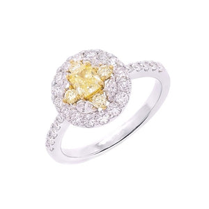 Anel Round Fancy Yellow