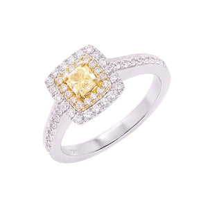 Anel Princess Fancy Yellow