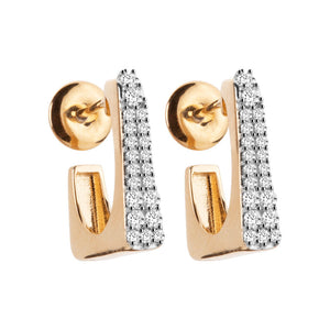 Square Diamond Earring