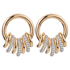 Diamond Hoop Earring