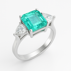 IMPORTED - 1 Carnelian Motif Earring 18K 750