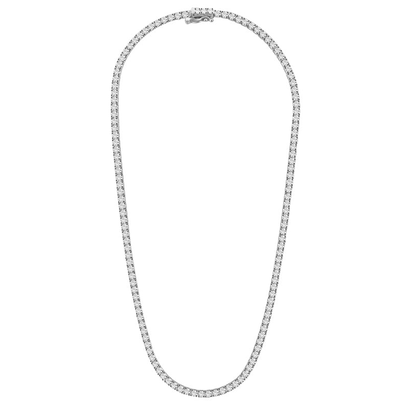 Colar Riviera Inteira Cravação Cartier Diamantes 10.0pts