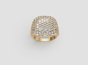 IMPORTED - 1 Carnelian Motif Earring 18K 750