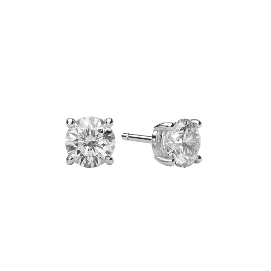 Brinco Solitário Shape Round 2.5ct