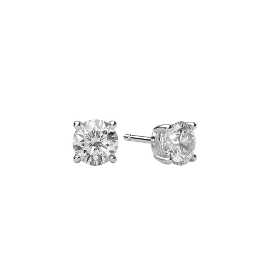 Brinco Solitário Shape Round 1.5ct