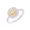 Anel Round Fancy Yellow
