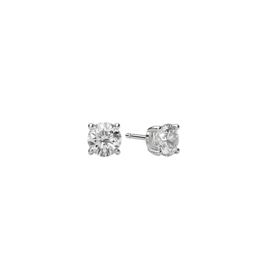 Brinco Solitário Shape Round 0.70ct