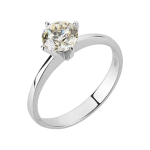 Anel Solitário Diamantes 1CT