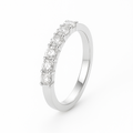 Meia Aliança em Ouro 18k com Diamantes 0,70ct