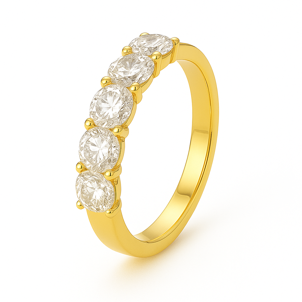 Brinco Diamante Solitário Oval 1ct