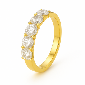 IMPORTED - 1 Carnelian Motif Earring 18K 750