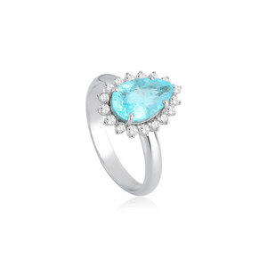 IMPORTED - 1 Carnelian Motif Earring 18K 750