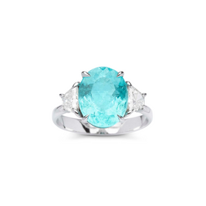 IMPORTED - 1 Carnelian Motif Earring 18K 750