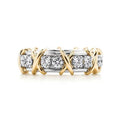 Riviera TT Wedding Ring. Natural Brilliant