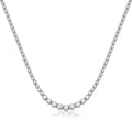 Colar Riviera Inteira Degrade Coroa Diamantes 1.5pts