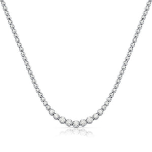 Colar Riviera Inteira Degrade Coroa Diamantes 1.5pts